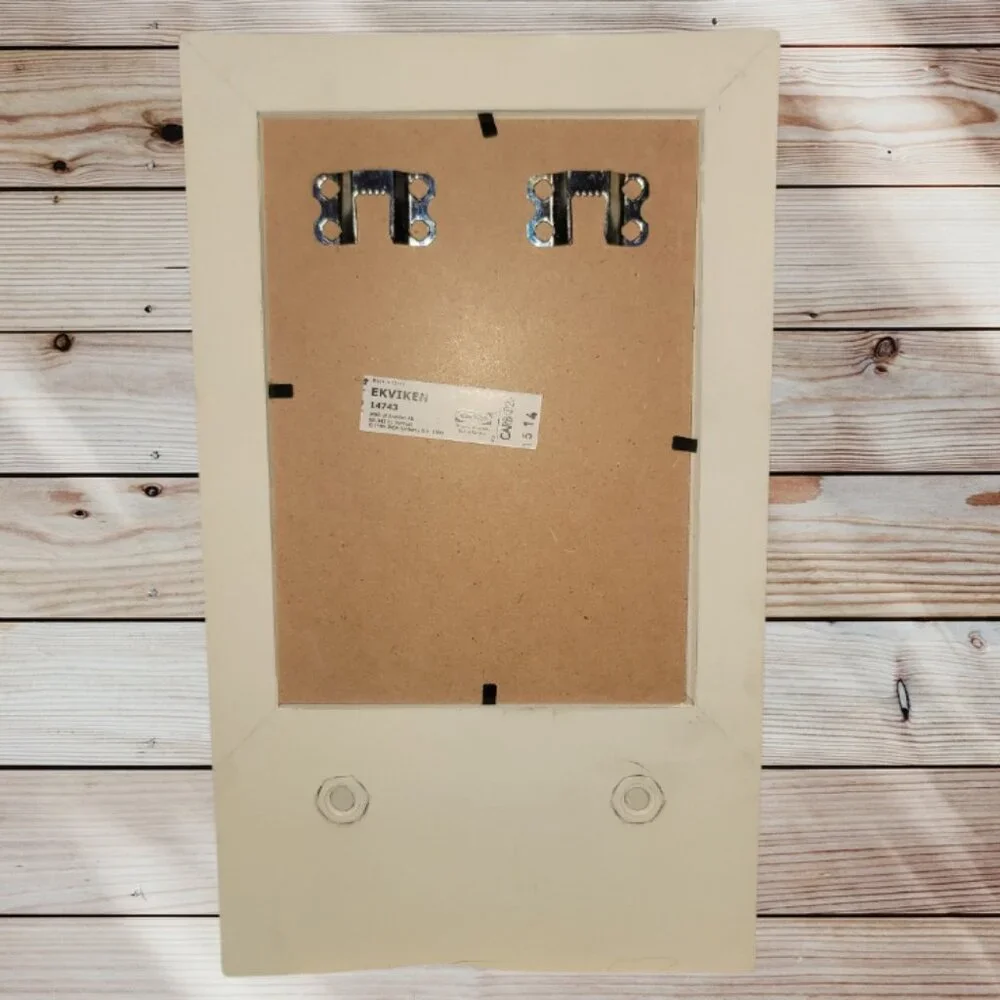 Wall Mounted PICTURE PHOTO FRAME with Ceramic Knobs Hooks - White - IKEA 2014